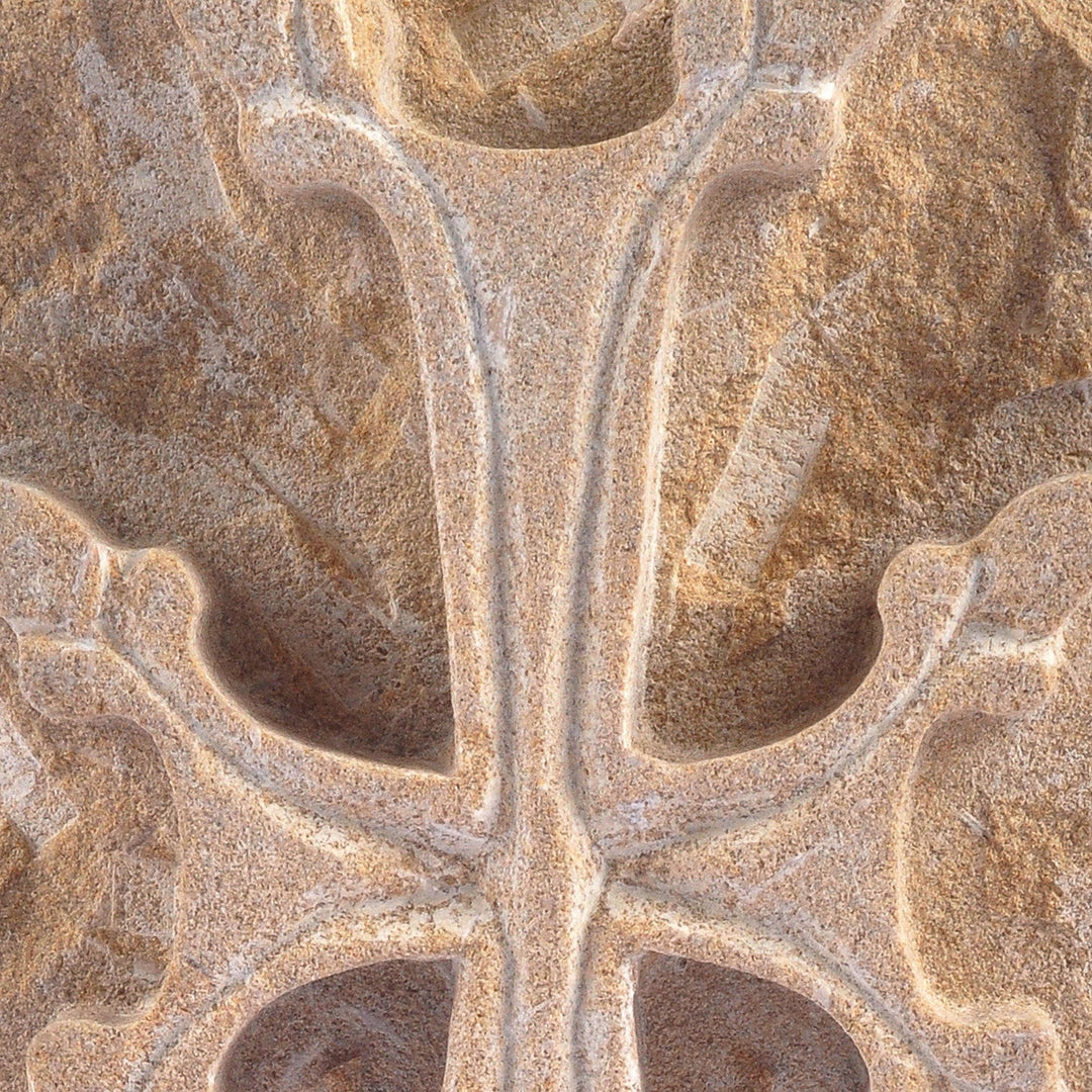 Felsite Stone Celtic Cross Sculpture Hand-Carved in Armenia - Stone Khachqar