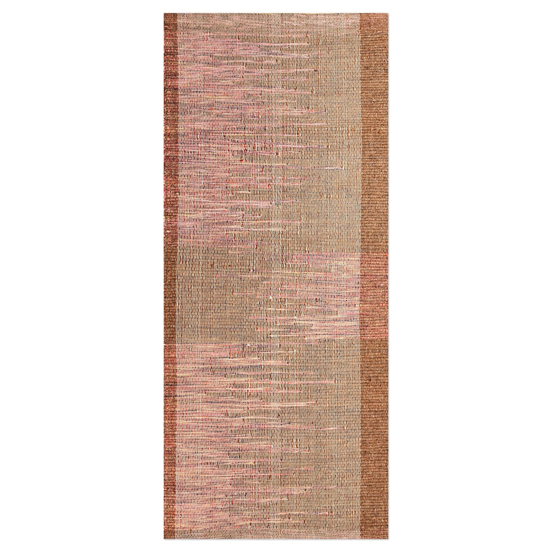 Handwoven Warm-Toned Wool Blend Area Rug (2.5x5) - Armenian Dawn
