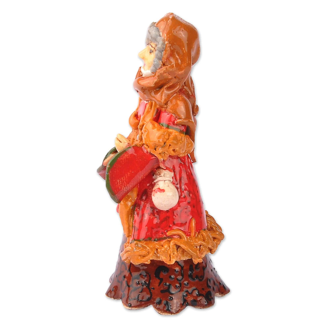 Ceramic Figurine of Woman in Armenian Traditional Costume - The Woman from Nukh