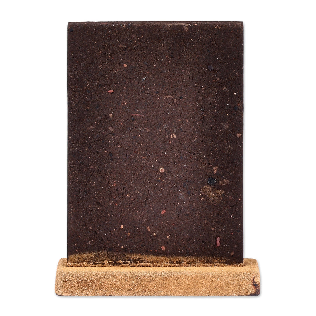 Handmade Traditional Leafy Cross Tuff Stone Stela Sculpture - The Kingdom's Faith