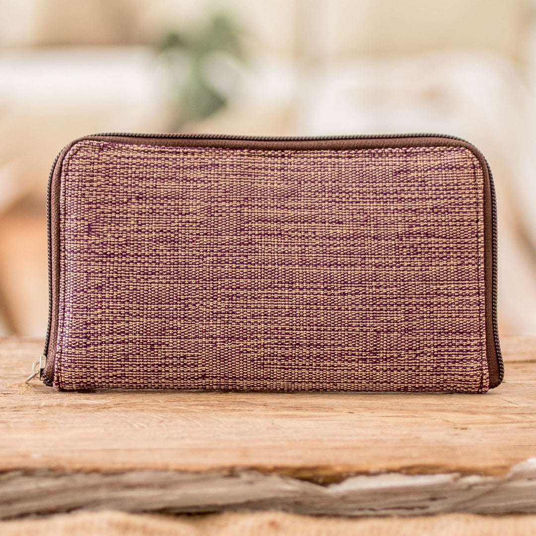 Guatemalan Weaving in Purple