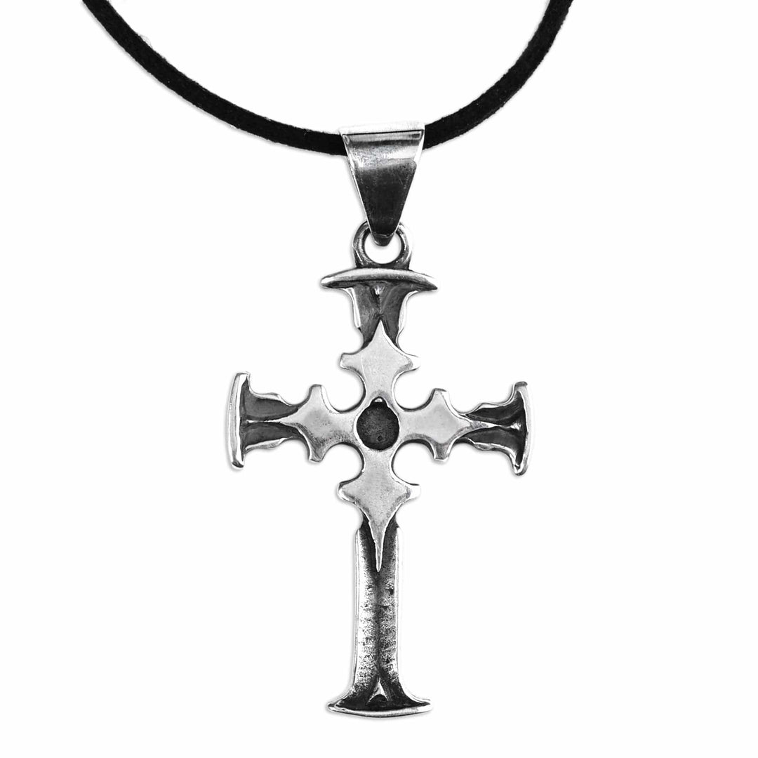 Men's Cross Sterling Silver Pendant Necklace from Armenia - My Cross