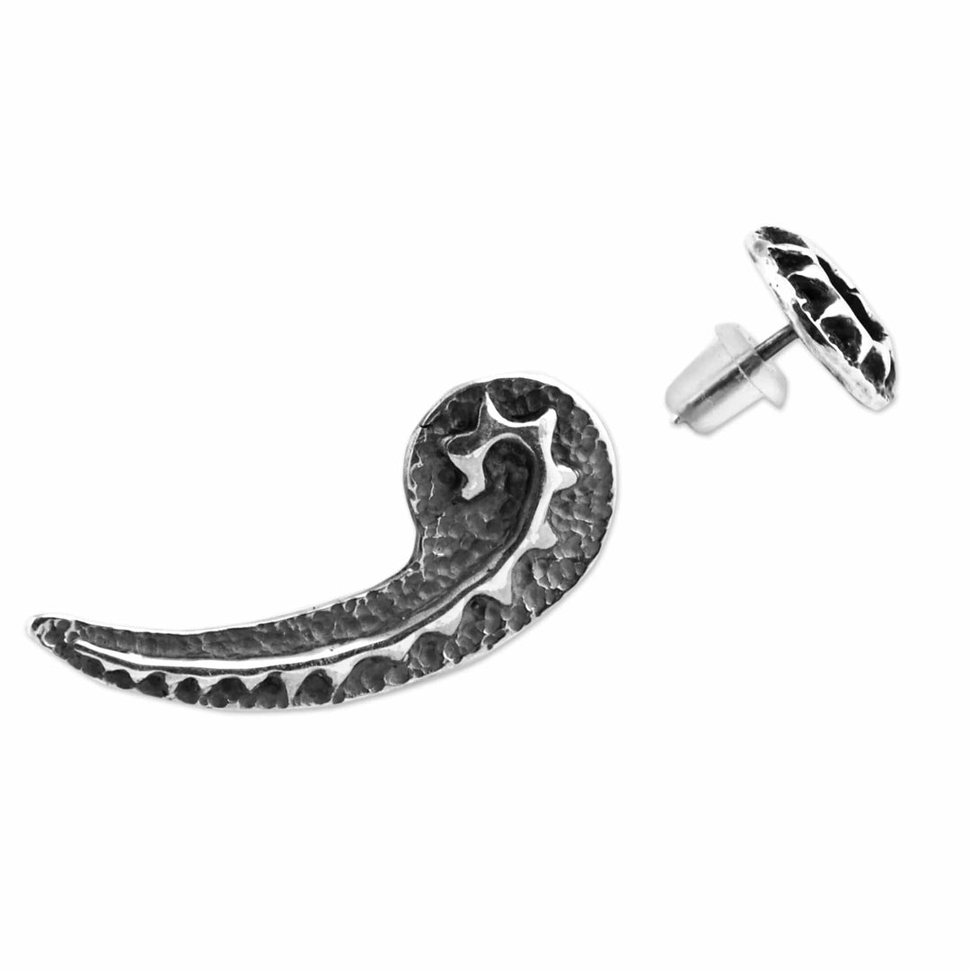 Classic Moon and Sun Sterling Silver Statement Earrings - Night & Day