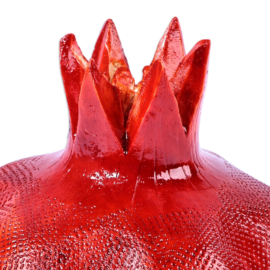 Hand-Painted Red Linden Tree Wood Figurine (Medium) - Passion Message