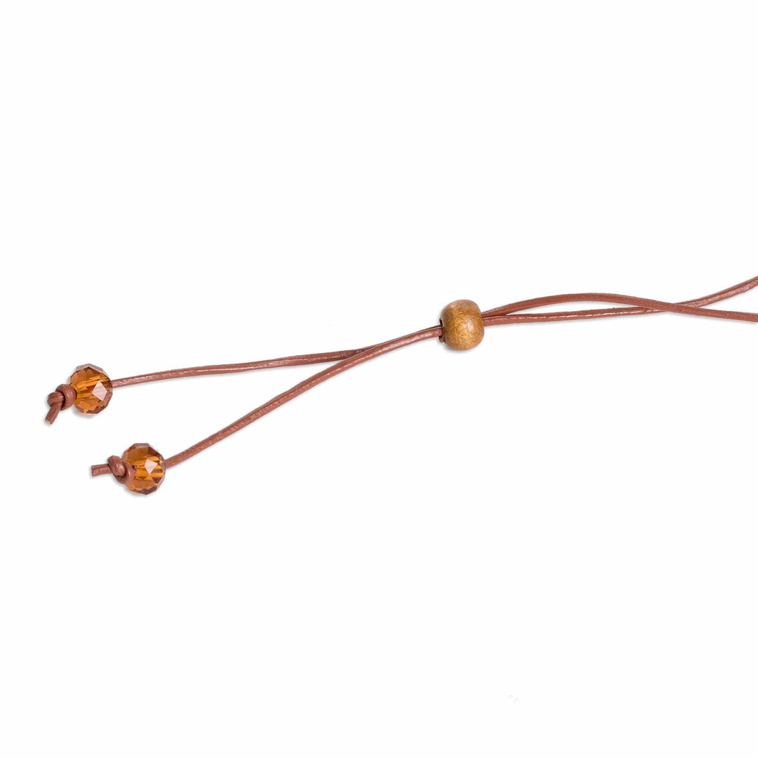 Tree-Themed Purple and Green Amethyst Pendant Necklace - Sylvan Purple