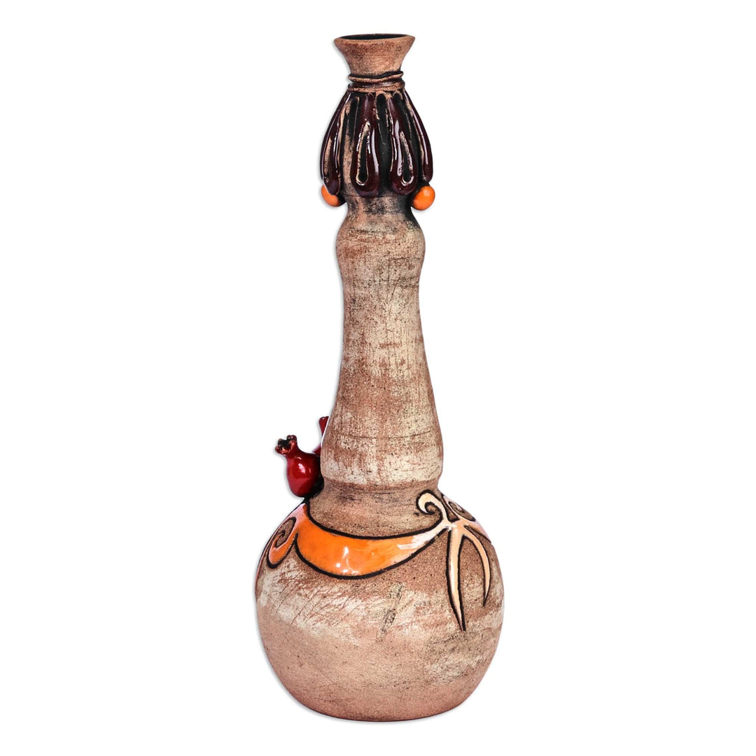 Whimsical Woman-Shaped Ceramic Salt Holder from Armenia - Armenian Savor