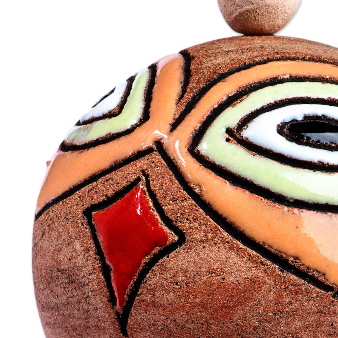 Traditional Pomegranate-Themed Ceramic Daghdghan Wall Accent - Passionate Daghdghan
