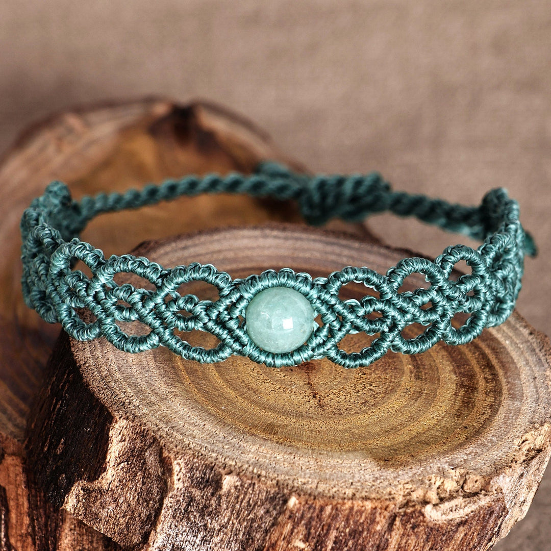 Macrame bracelet aquamarine, bracelet macrame, aquamarine macrame, aquamarine store bracelet, aquamarine macrame bracelet