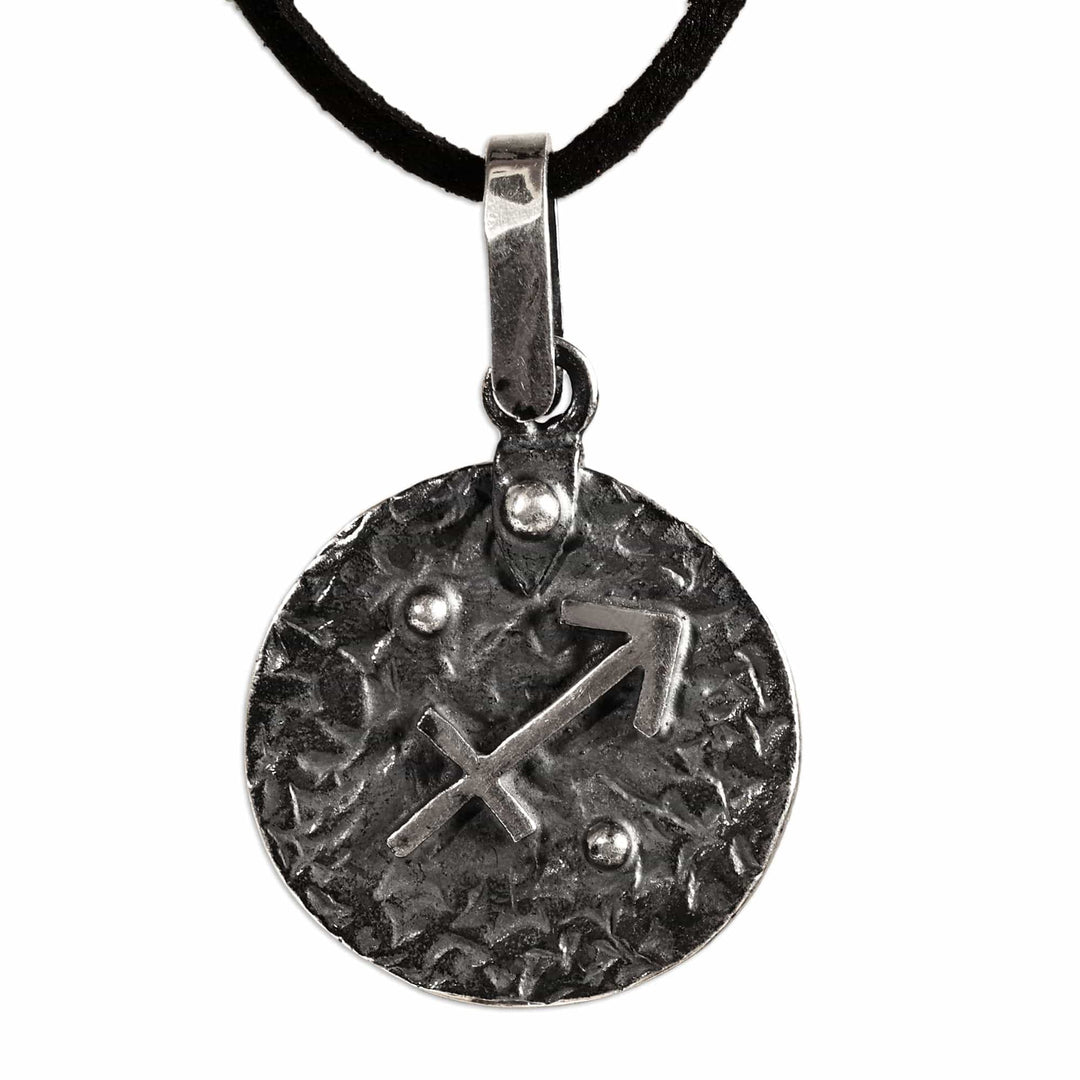 Sterling Silver Sagittarius Zodiac Sign Pendant Necklace - Stunning Sagittarius