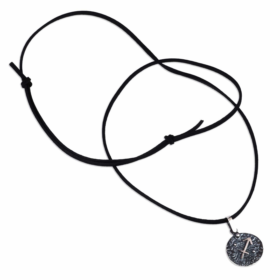 Sterling Silver Sagittarius Zodiac Sign Pendant Necklace - Stunning Sagittarius