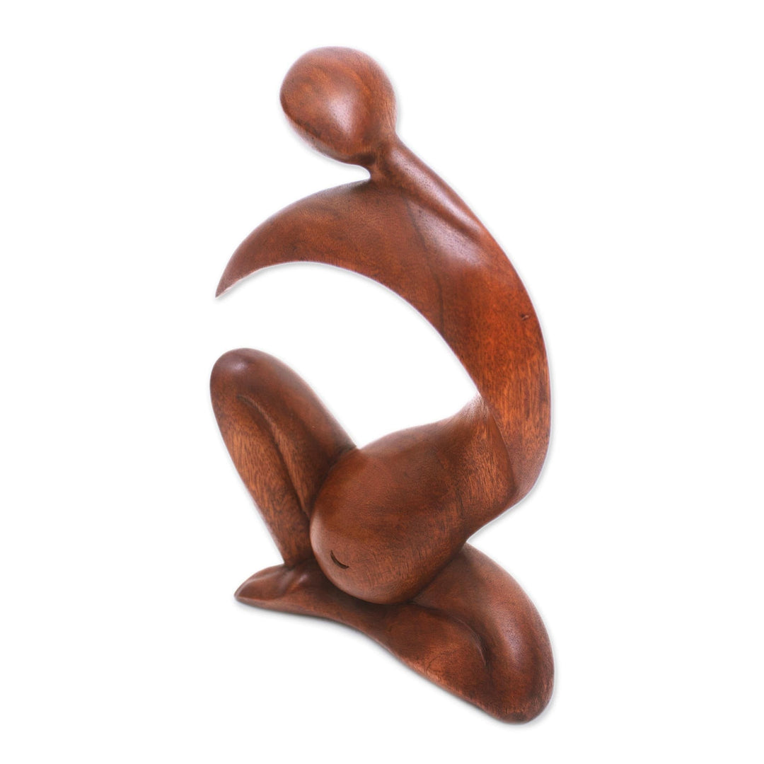 Wood statuette - Pregnant Grace