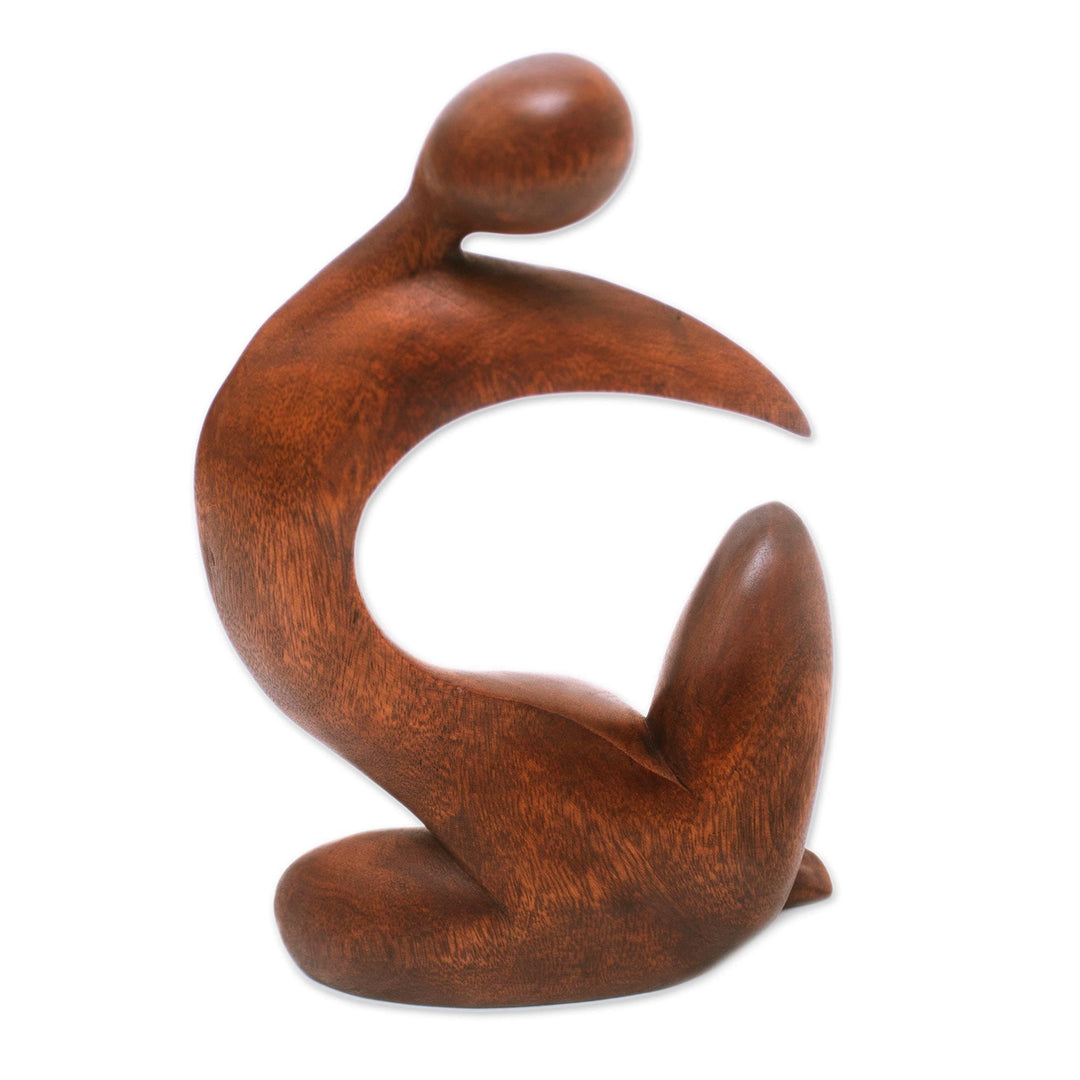 Wood statuette - Pregnant Grace