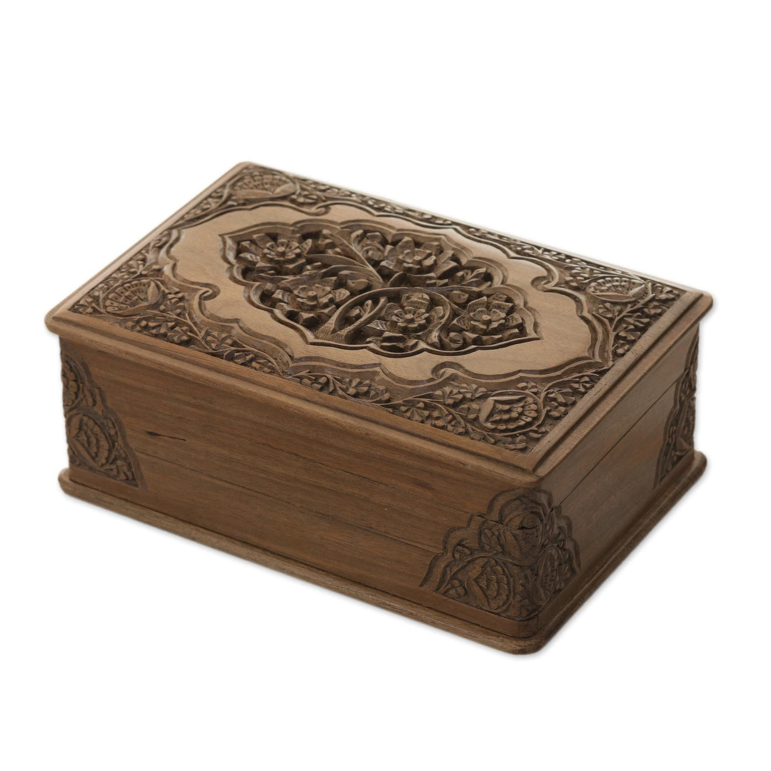 Floral Wood Jewelry Box - Eden Tree