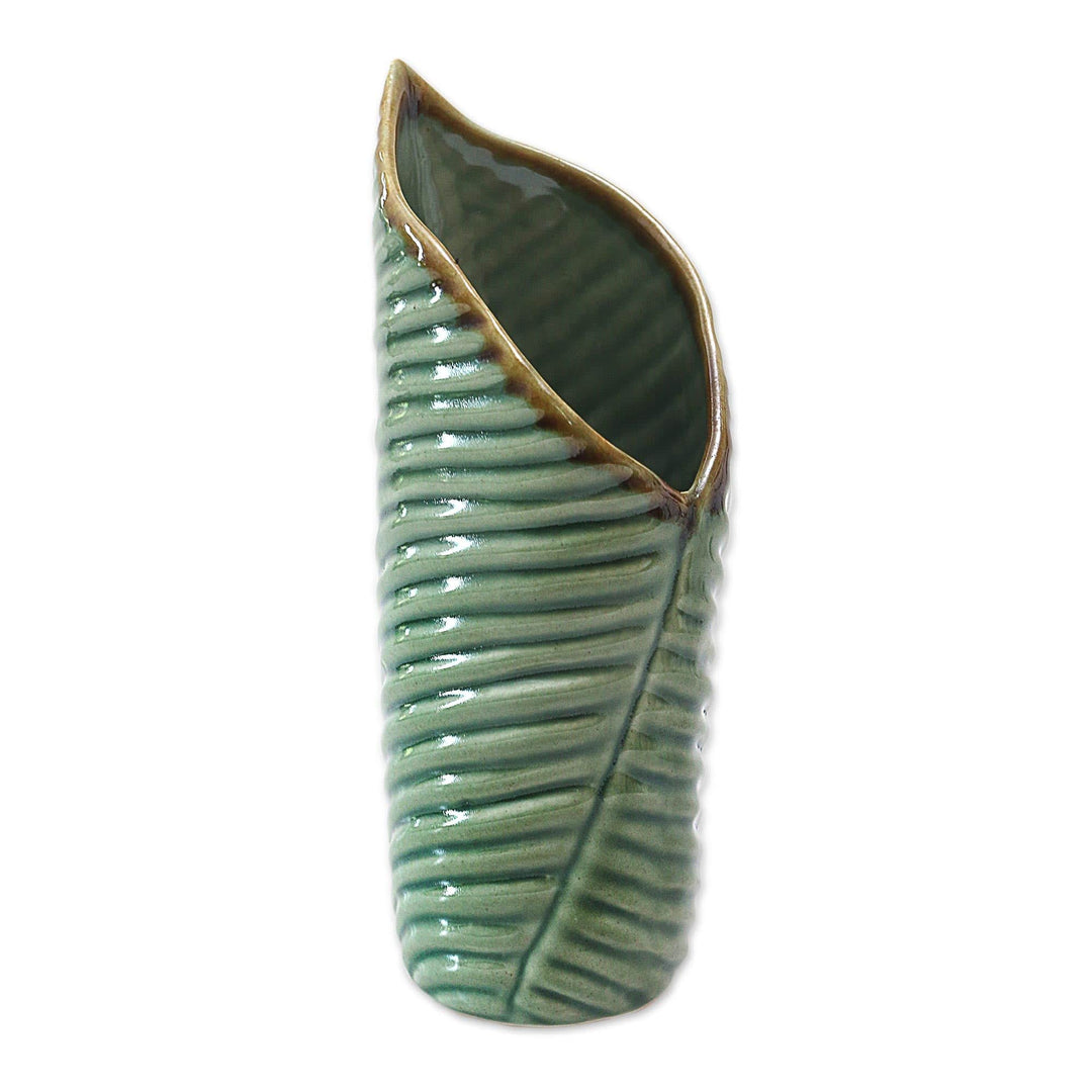 Banana Leaf Theme Vase