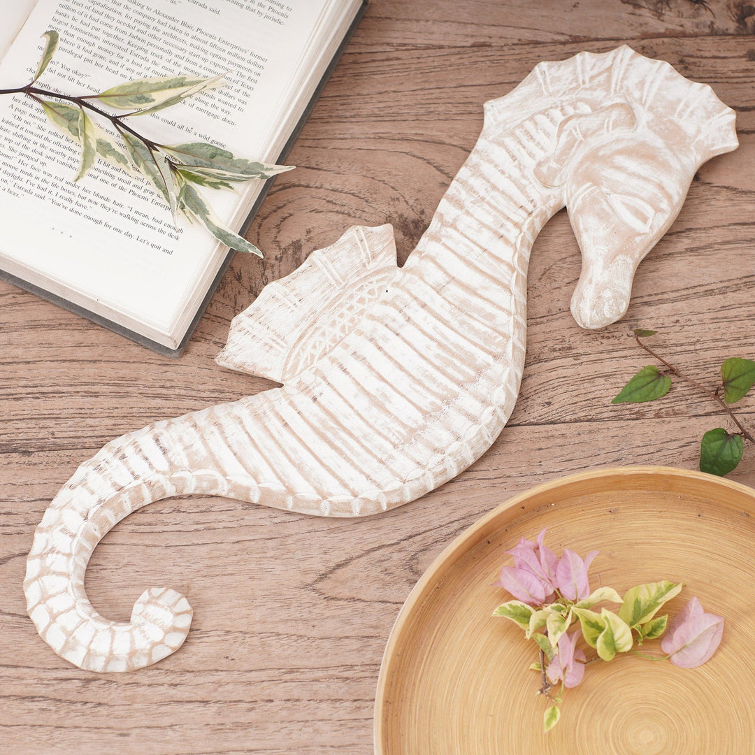 White Seahorse
