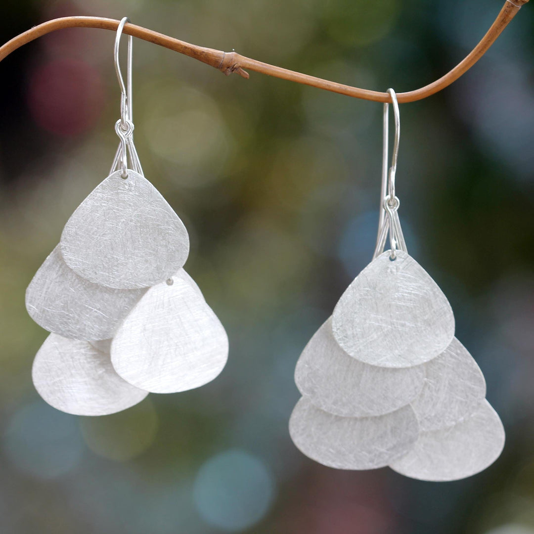 Modern Sterling Silver Earrings Jewelry - Butterfly Wing Quintet