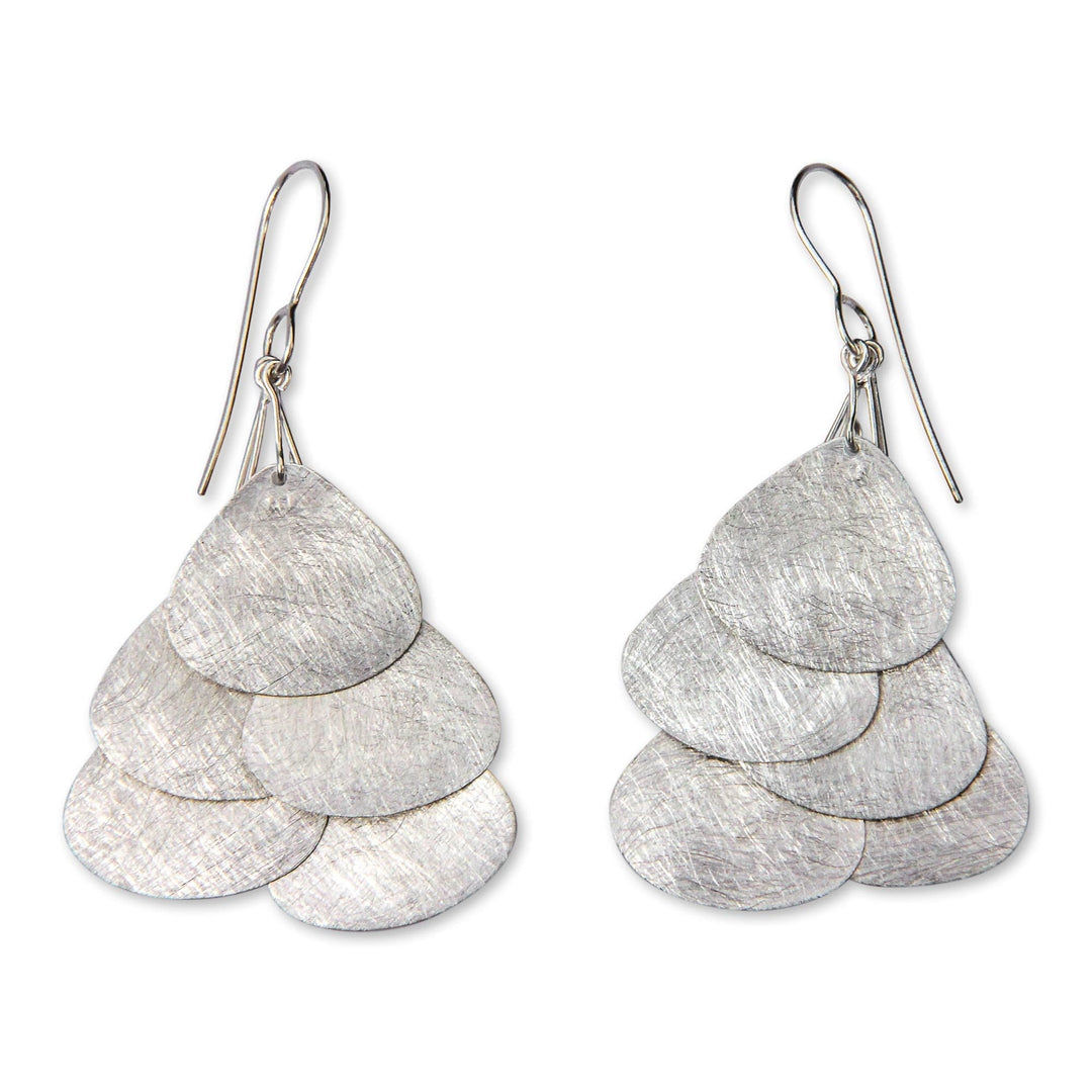 Modern Sterling Silver Earrings Jewelry - Butterfly Wing Quintet