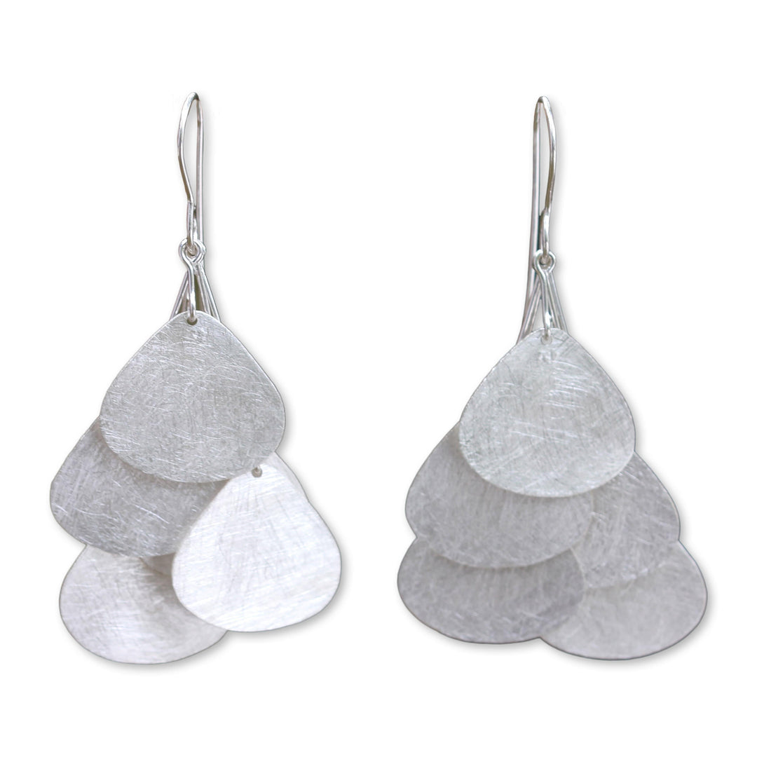 Modern Sterling Silver Earrings Jewelry - Butterfly Wing Quintet