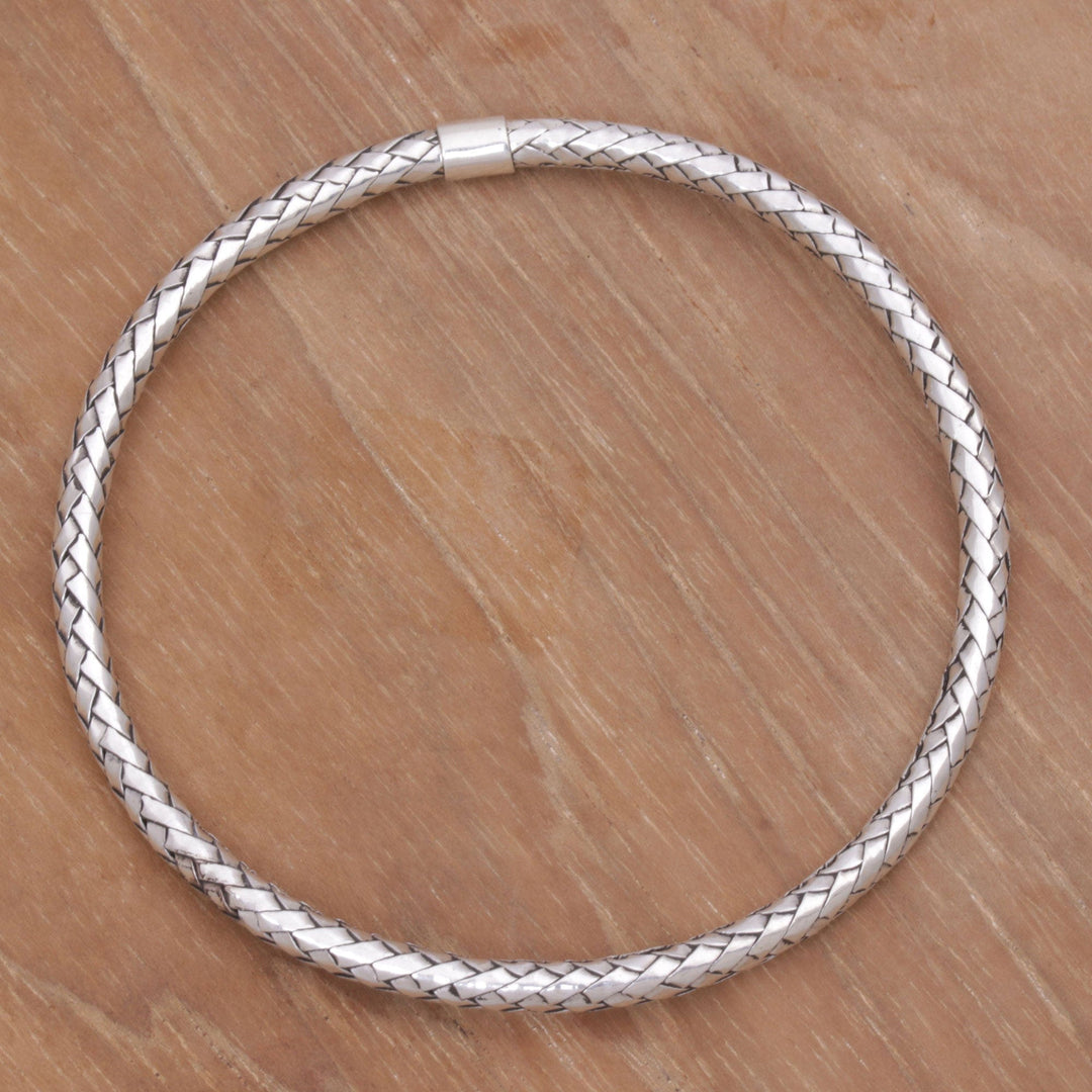 Sterling Silver Bangle Bracelet - Simple Perfection