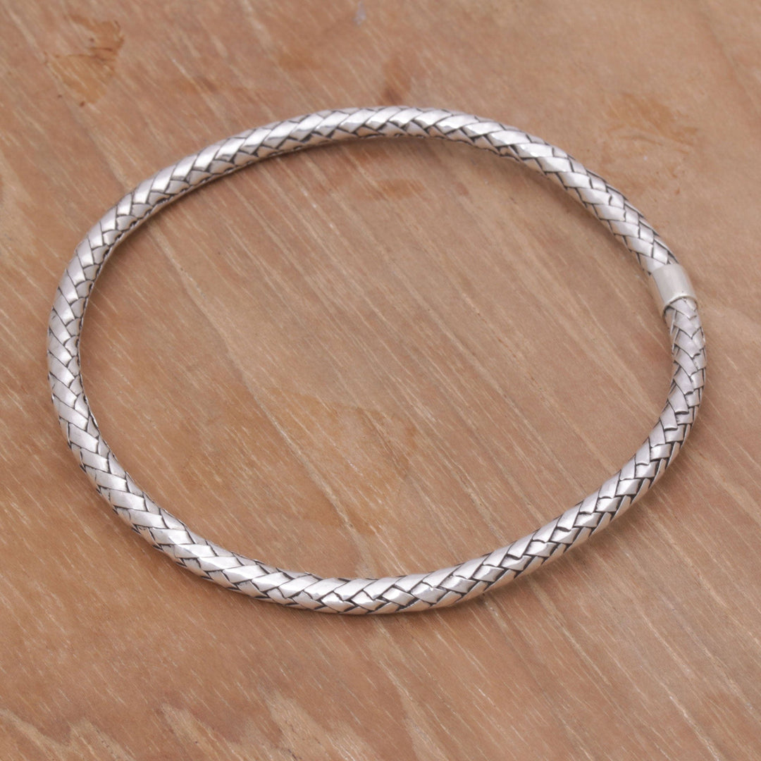 Sterling Silver Bangle Bracelet - Simple Perfection