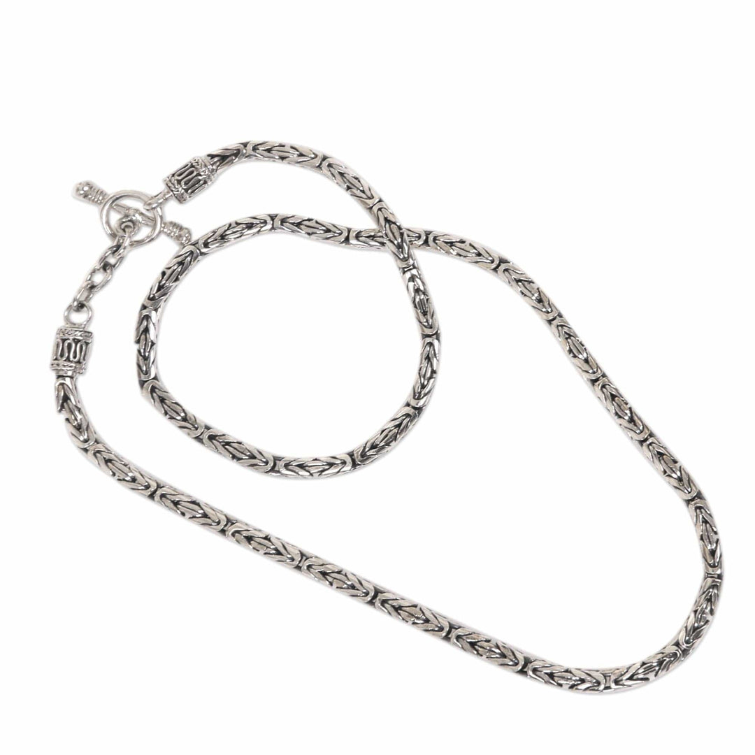 Sterling Silver Chain Necklace - Grace