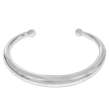 Sterling Silver Cuff Bracelet - Majestic Horn