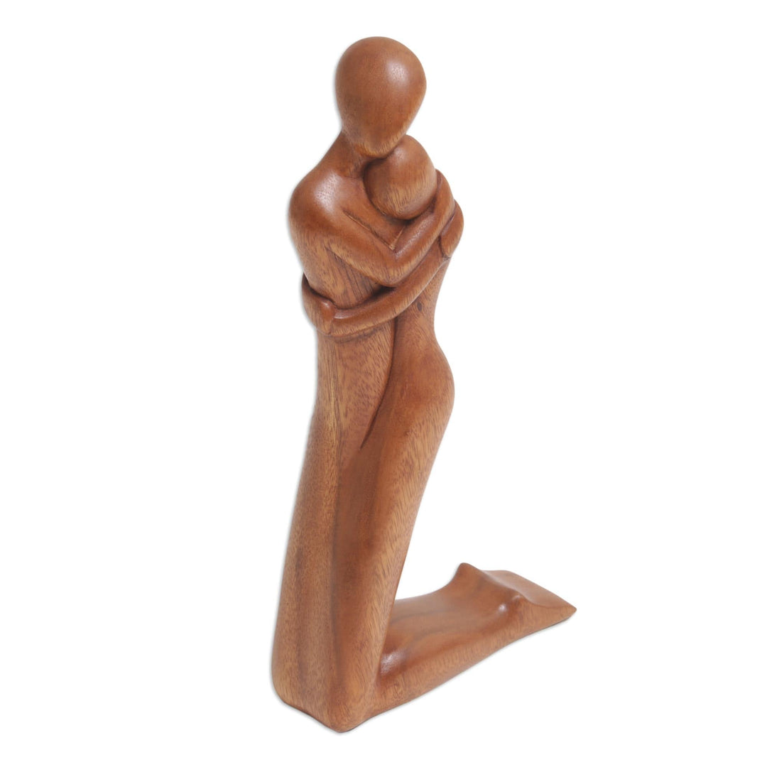 Suar Wood Sculpture - Together In Love