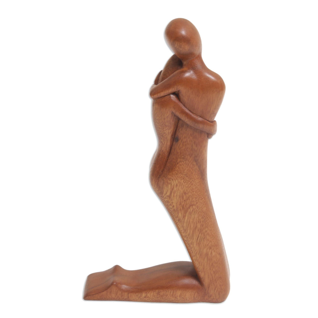 Suar Wood Sculpture - Together In Love