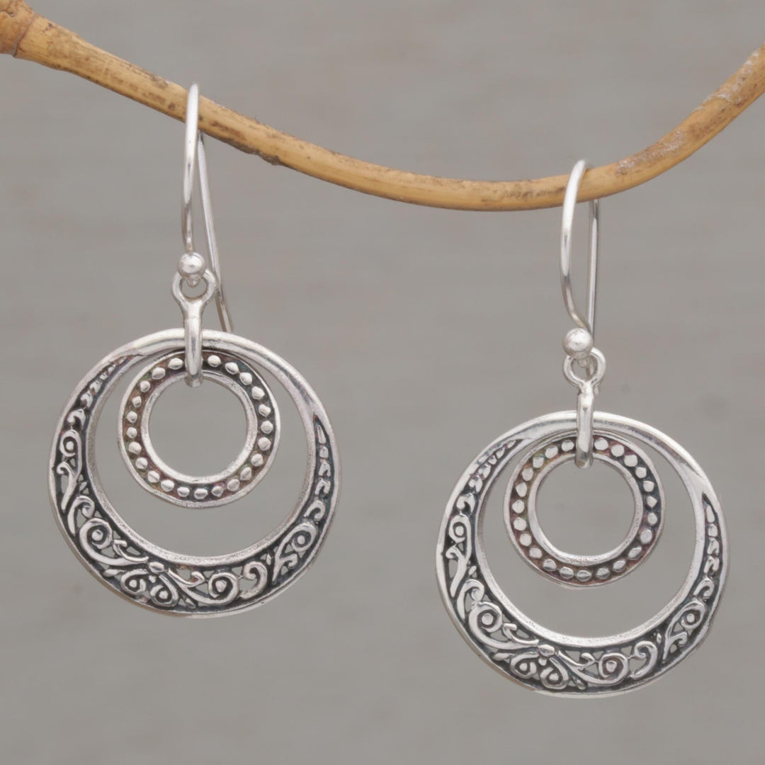 Sterling Silver Dangle Earrings - Dreamy Wanderer