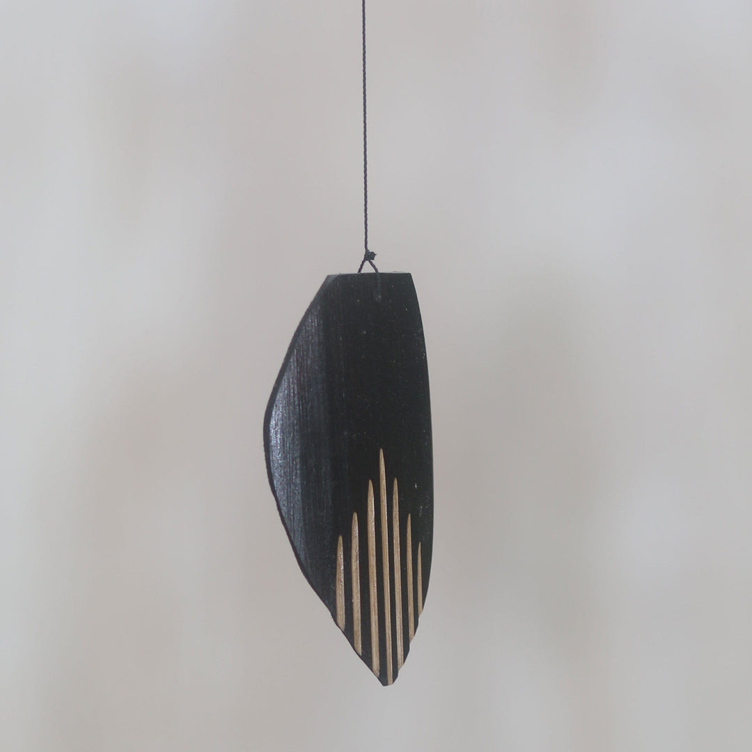 Bamboo and Aluminum Snake Wind Chime in Bali - Snake Charm