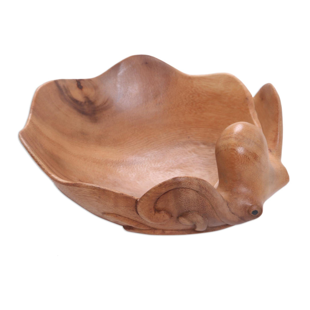 Suar Wood Octopus Catchall - Octopus Trove