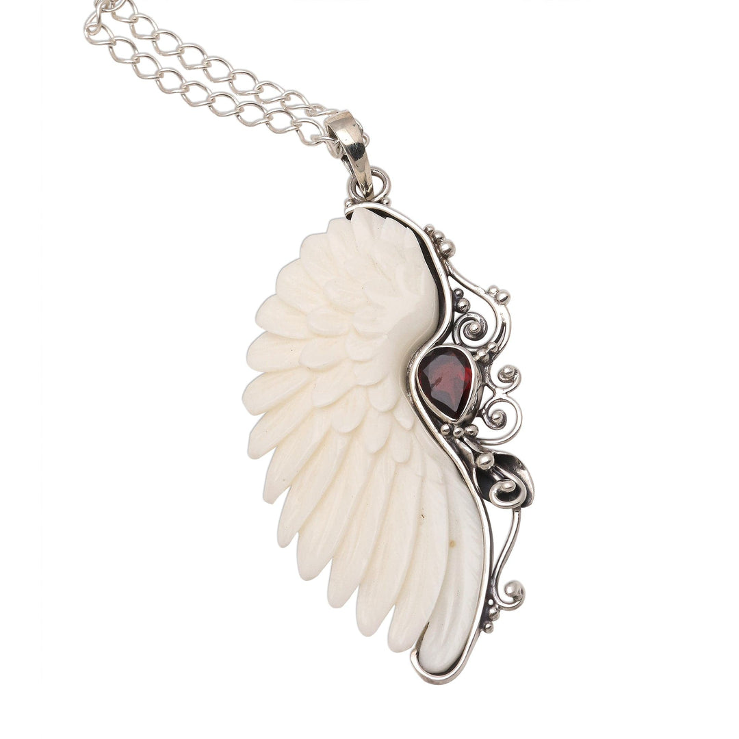 Garnet Pendant Necklace - Ancient Remnant