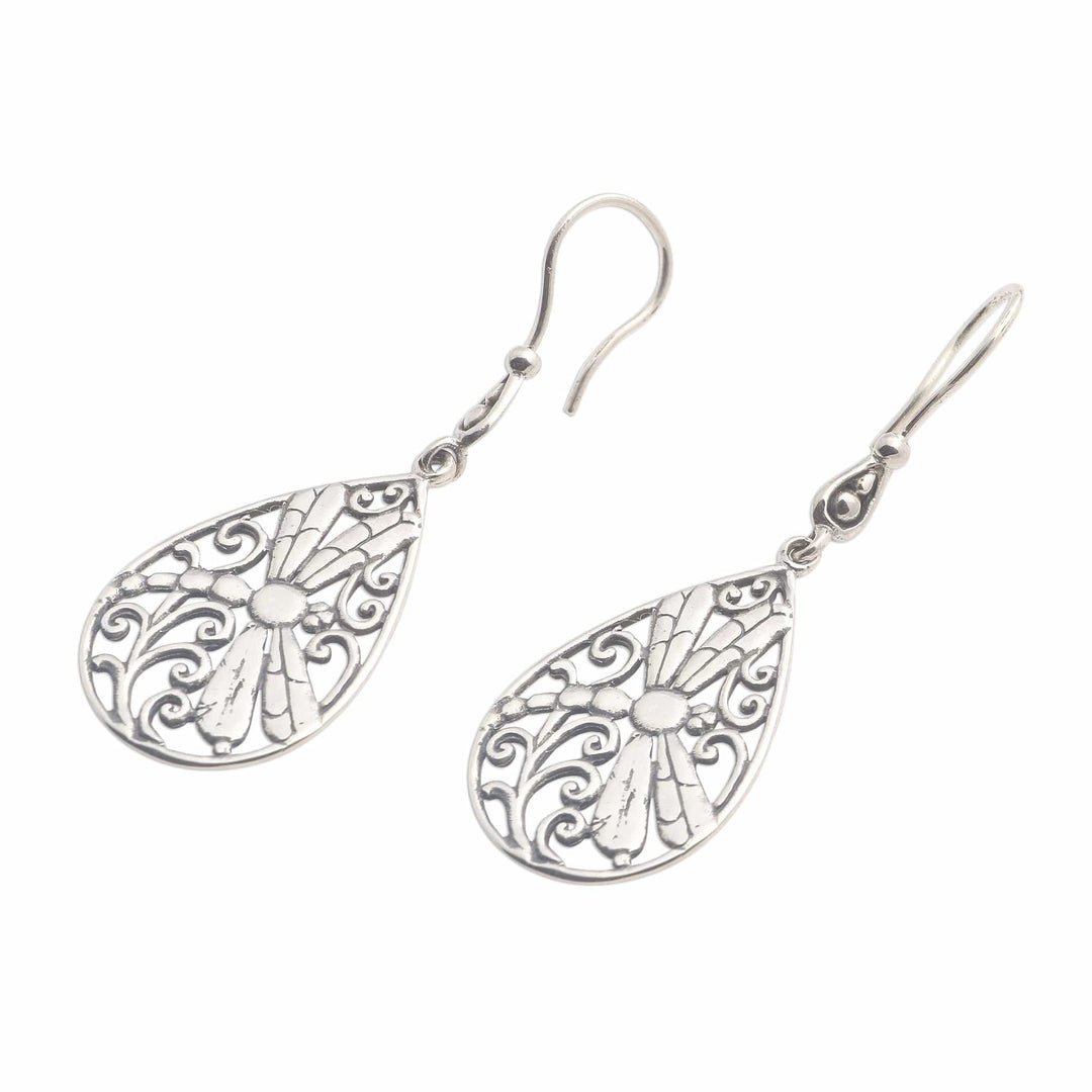 Dragonfly Sterling Silver Earrings - Dragonfly Breeze
