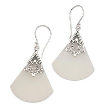 Sterling Silver and Resin Dangle Earrings - Smooth Moves