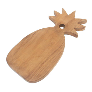 Pineapple Teak Wood Cutting Board - Pineapple Feast