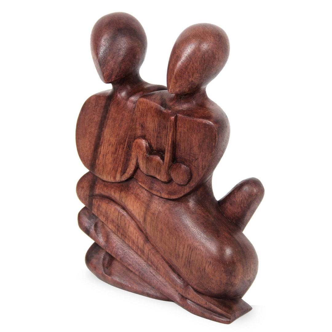 Unique Wood Sculpture from Indonesia - Family Love