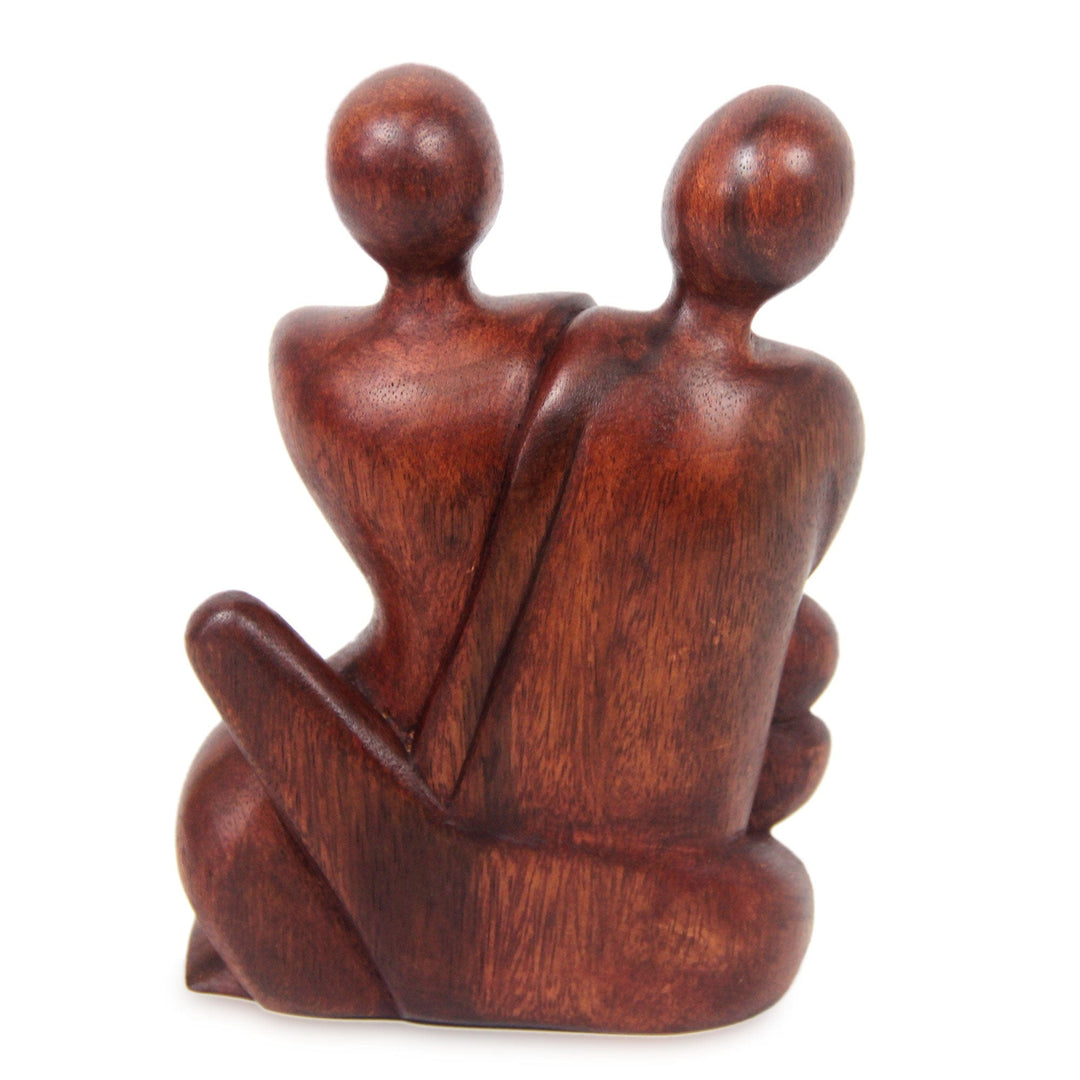 Unique Wood Sculpture from Indonesia - Family Love