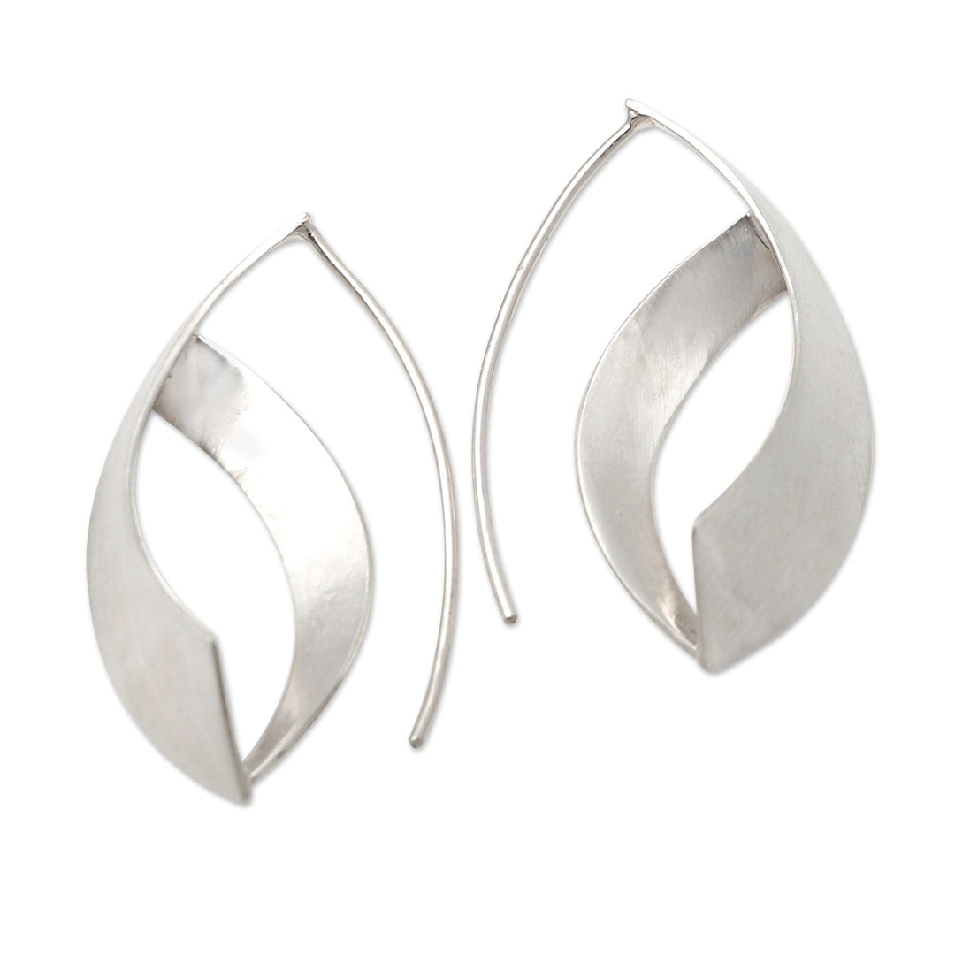 Sterling Silver Drop Earrings - Modern Woman