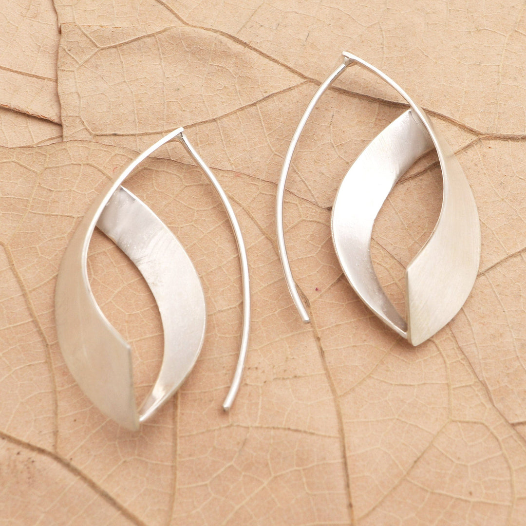 Sterling Silver Drop Earrings - Modern Woman
