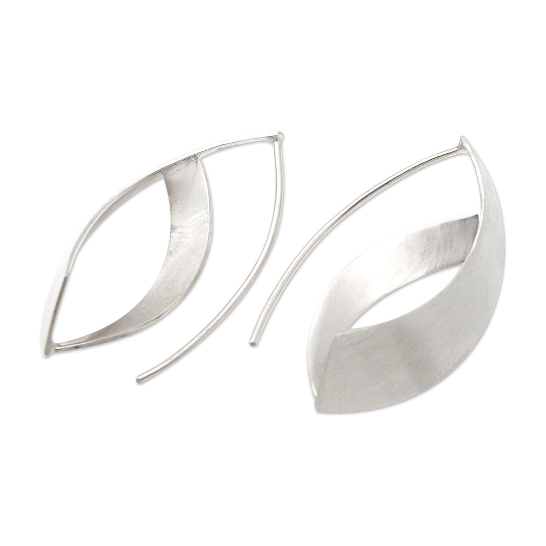Sterling Silver Drop Earrings - Modern Woman