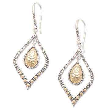 Gold-Accented Dangle Earrings - Eternal City