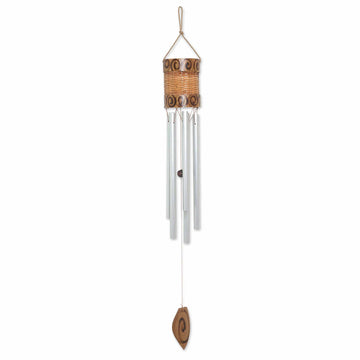 Bamboo and Aluminum Wind Chime - Breezy Soul