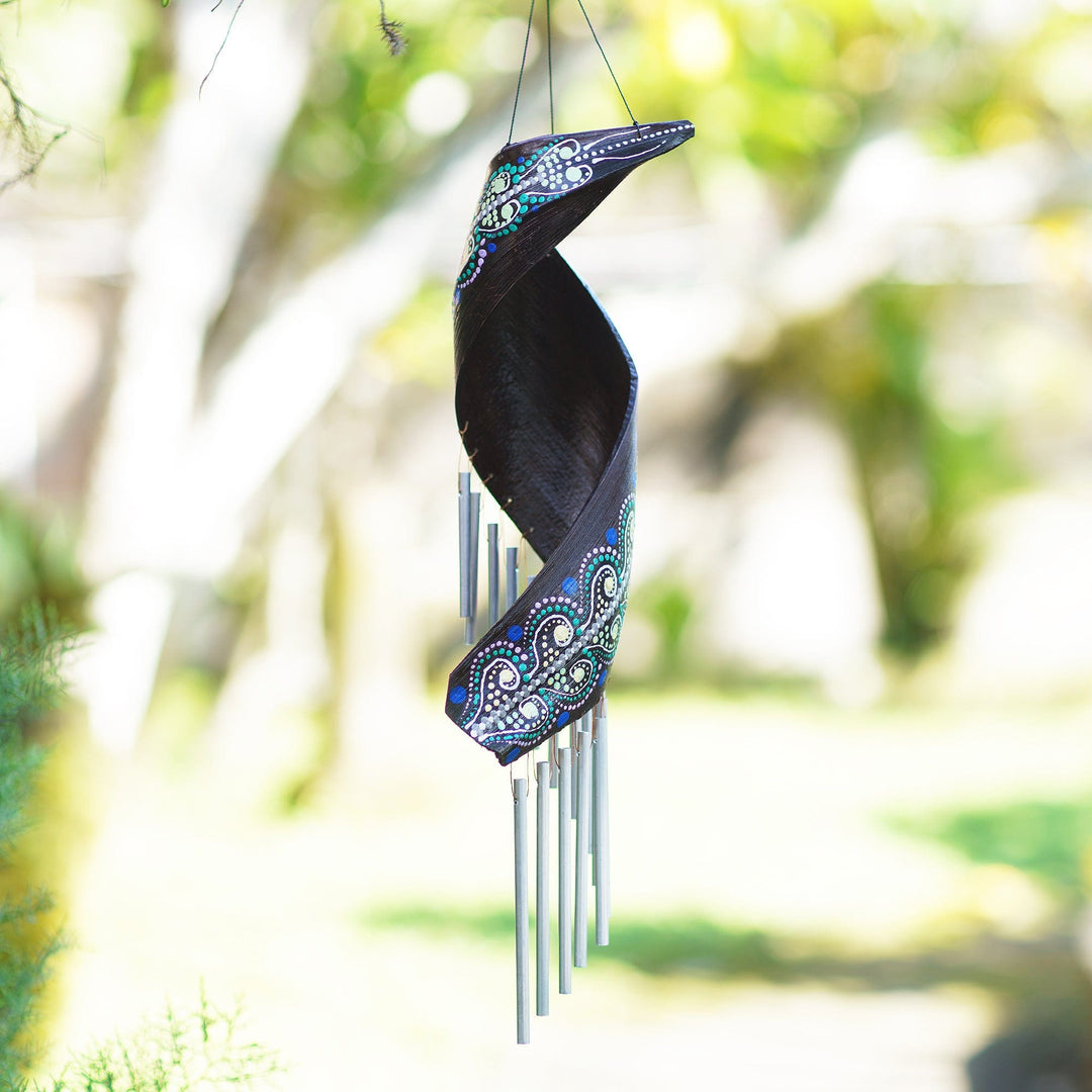 Coconut Fiber Wind Chime - Sweet Serenade