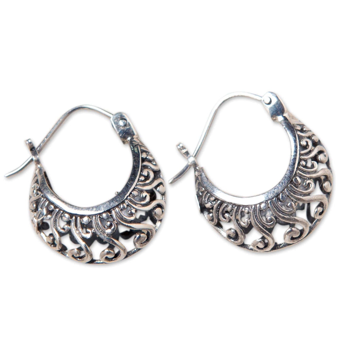 Sterling Silver Hoop Earrings - Sweet Silver