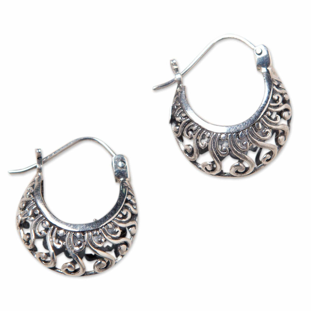 Sterling Silver Hoop Earrings - Sweet Silver