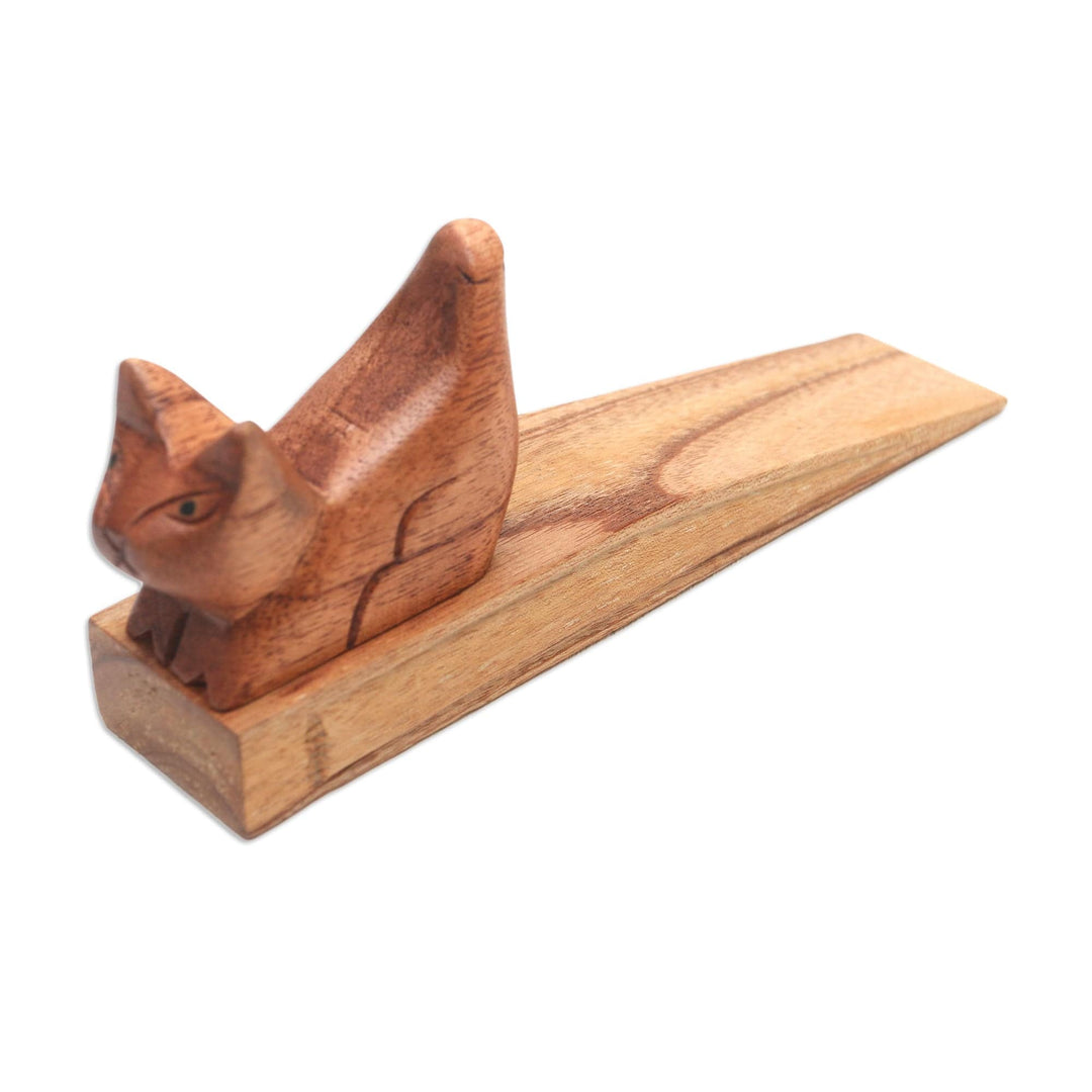 Cat Doorstop - Ready to Pounce