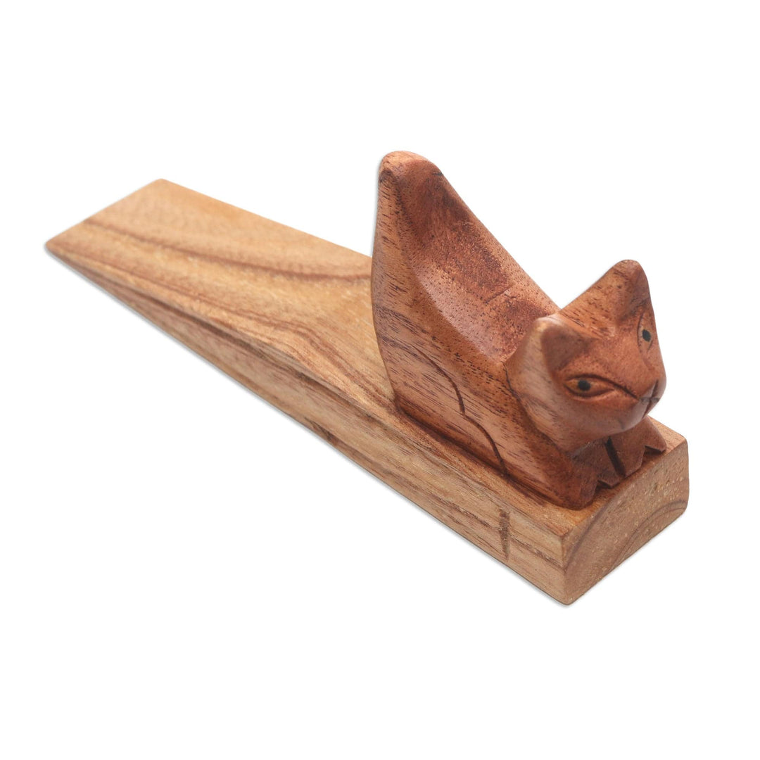 Cat Doorstop - Ready to Pounce