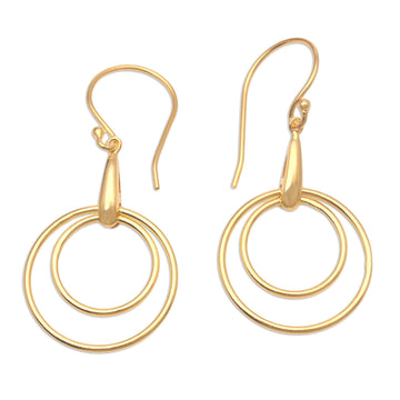 18k Gold-Plated Earrings - Beauty in the Round
