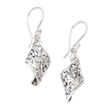 Sterling Silver Dangle Earrings - The Great Curve