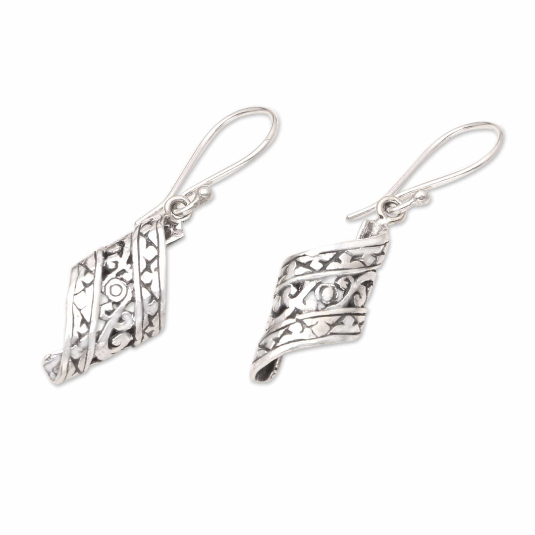 Sterling Silver Dangle Earrings - The Great Curve